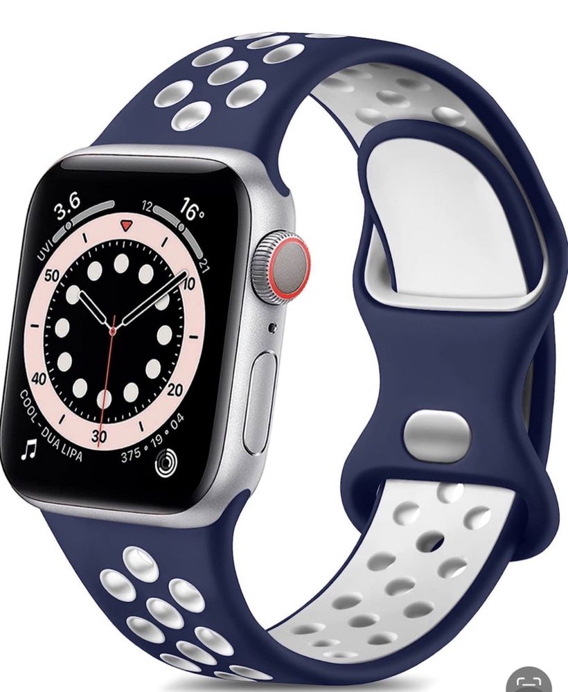 Curea DRT Silicon Gaurele Husa Folie Ceas Apple Watch Seria 4-9 ULTRA