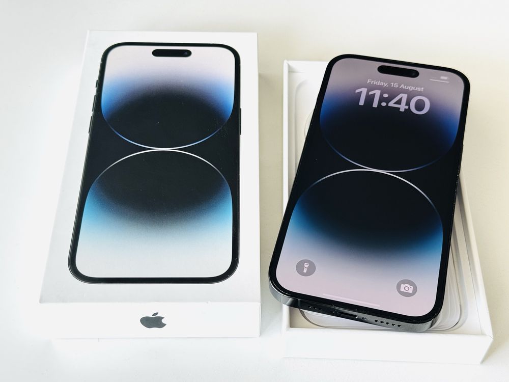 НОВ! Iphone 14 Pro 256GB Black 100% Батерия! Гаранция 6 месеца