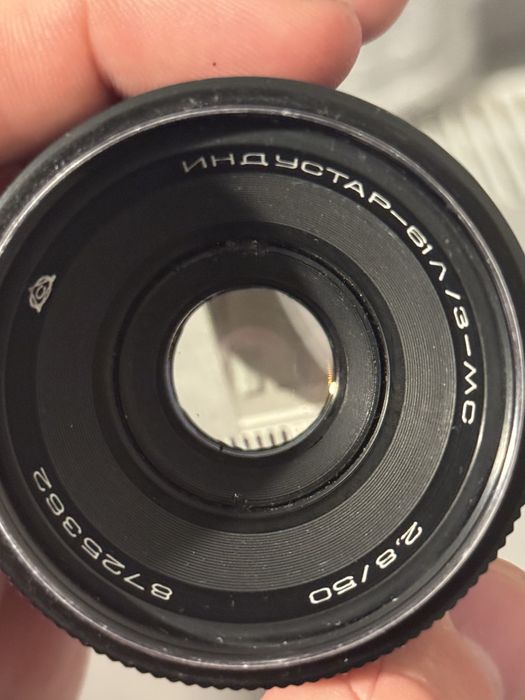 Obiectiv f.2,8 Sovietic M42- Industar 61L/3MS