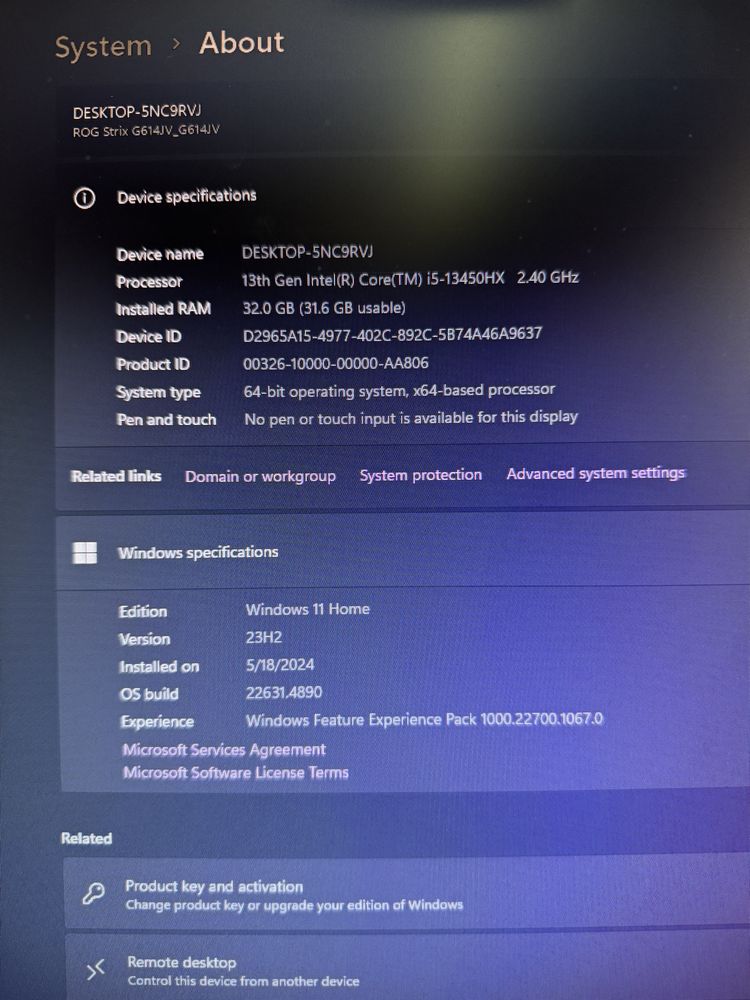 Гейминг лаптоп ASUS ROG Strix G16