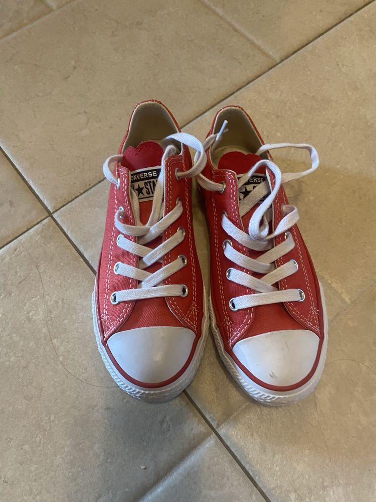 Червени детски кецове converse, 31.5 ном