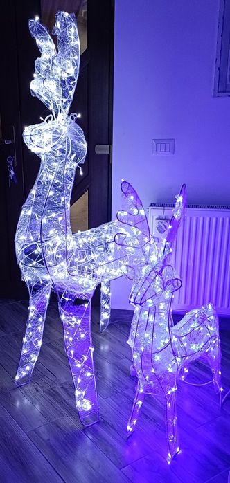 Reni luminoși Cerbi de crăciun