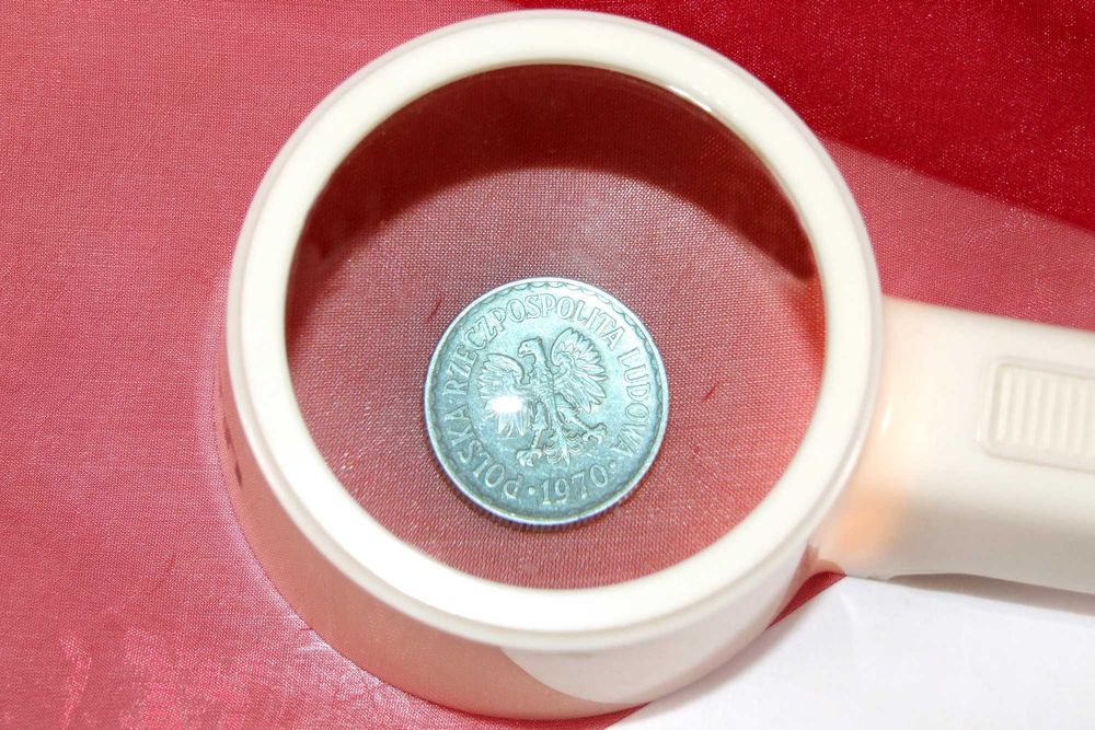 Lupa profesionala FIELMANN cu iluminare, 4x, Made in Germany, NOUA