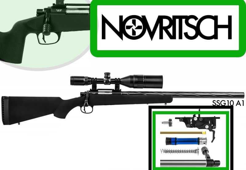 Pusca airsoft Novritsch SSG10 A1, 5J Sniper Rifle (733fps, M220)