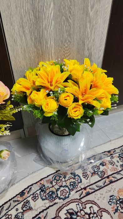 Искусственный цветы дерево кашпо горшки  оптом