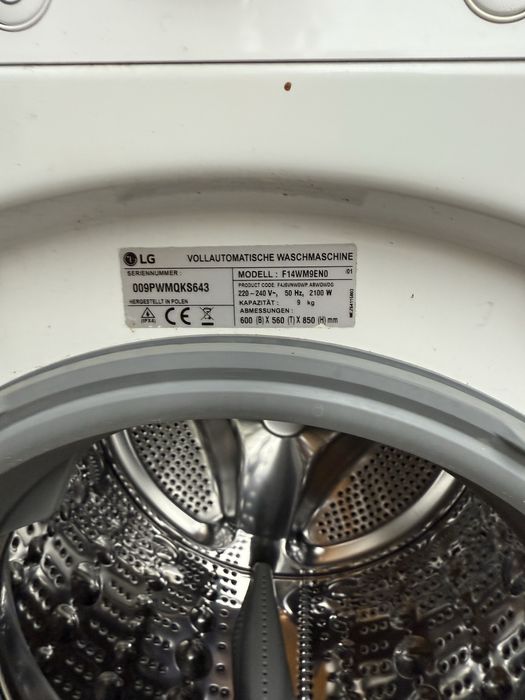 Masina de spalat rufe 9 kg Lg