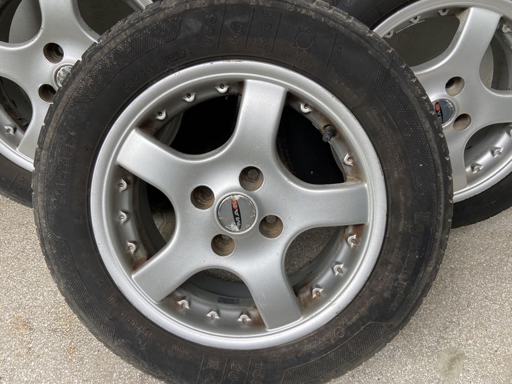 Продавам джанти и гуми 185/60 R14