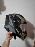 Casca Bogotto Safari Fiberglass flip-up M
