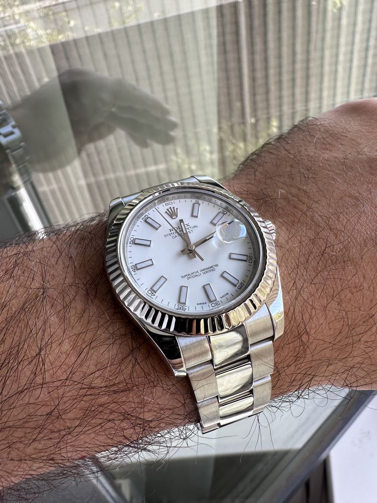 Rolex DateJust 2 41mm aur 18k/otel  - 2017 - impecabil