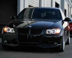 Pachet Lupe BMW E90/91 Lupe Bixenon+Xenon Canbus+Angel Eyes