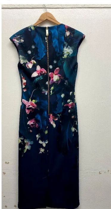 Летни Обувки Ted Baker 38-39 флорал с висок ток