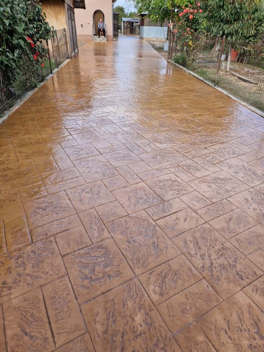 Beton amprenta si simplu