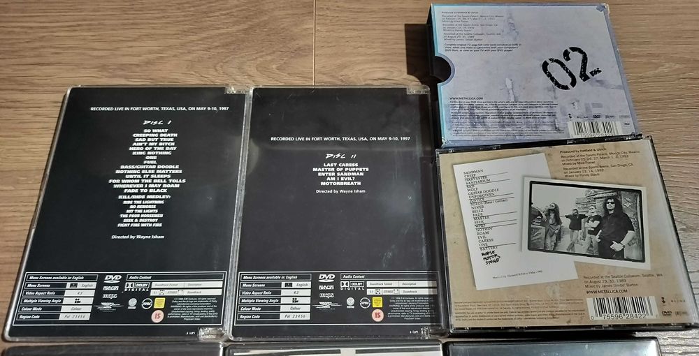 Lot Metallica / Megadeth DVD / CD Thrash Metal Live