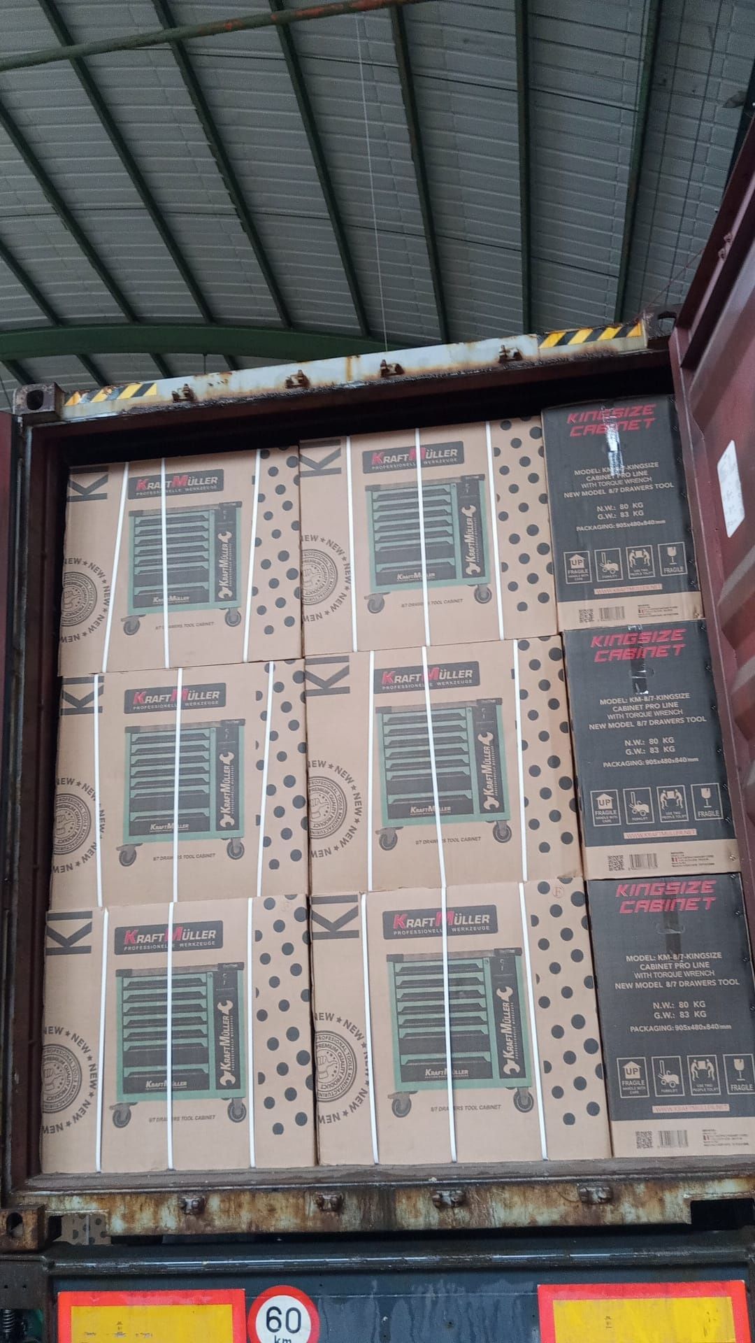 Dulap cu scule XXL cu 7 sertare pline cu scule adus din Germania Kraft