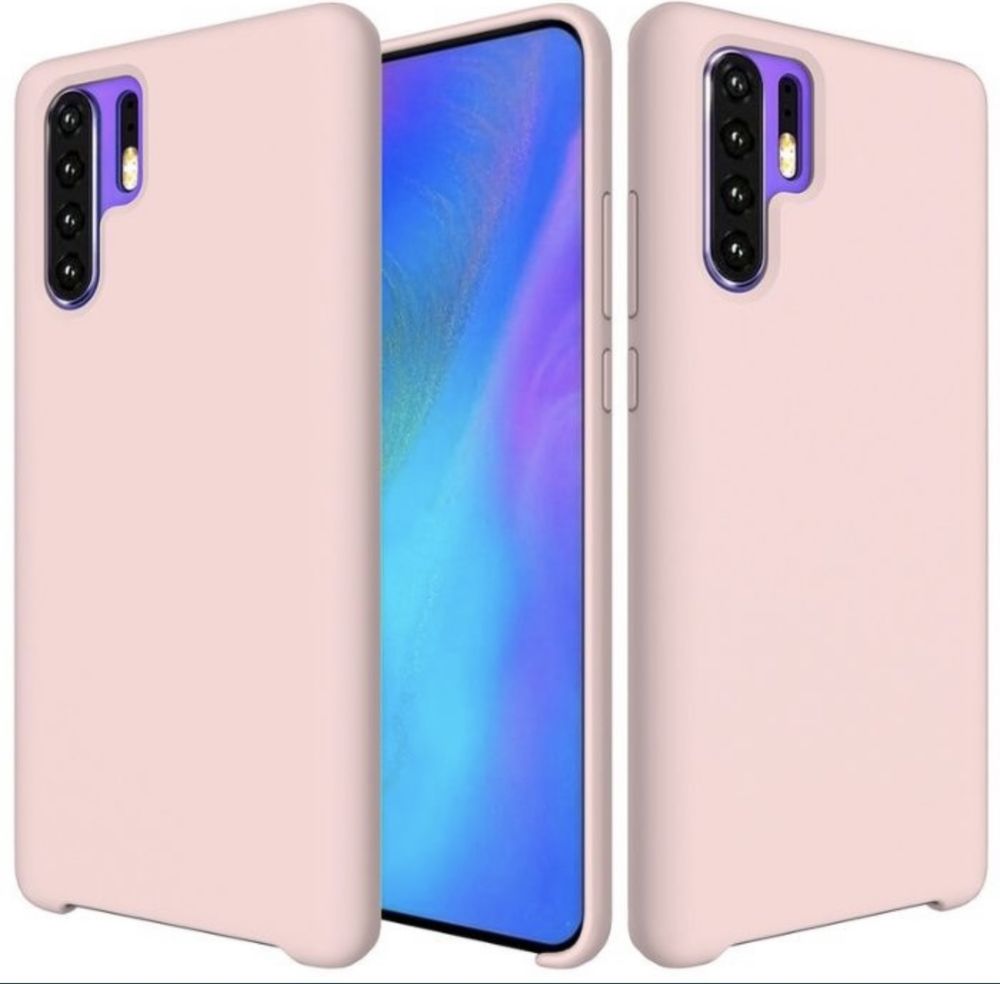 Huawei P30 Pro P30 Lite - Husa Silicon Cu Catifea Alcantara Interior