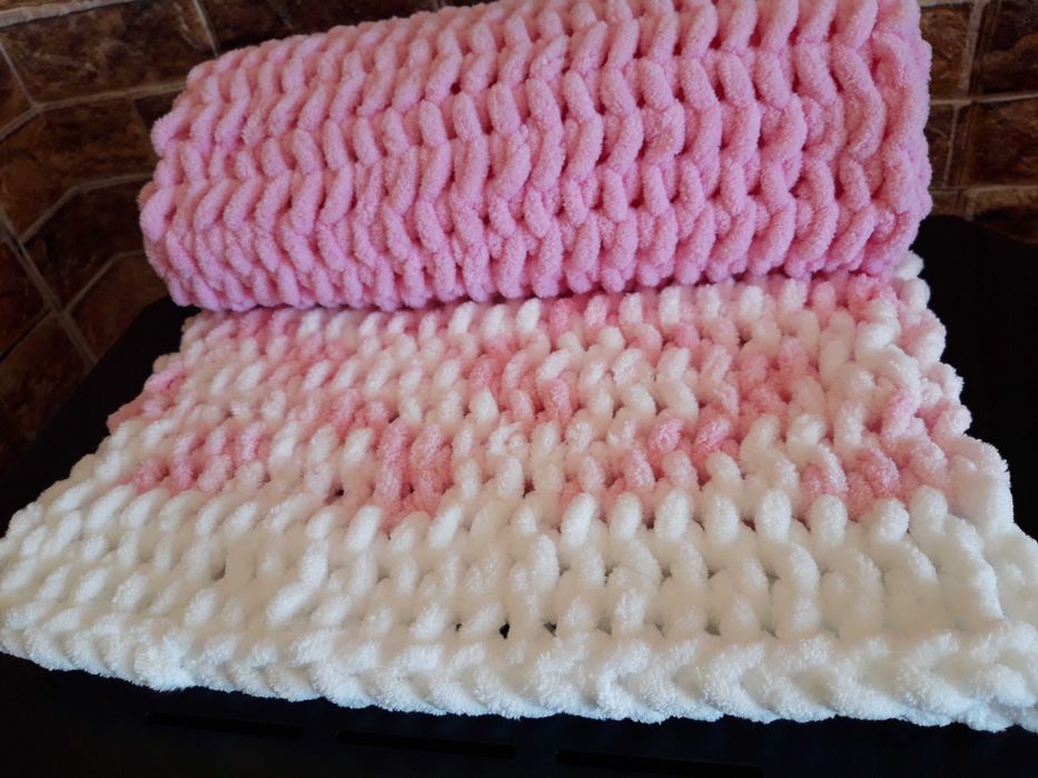 Нежно розово одеялце