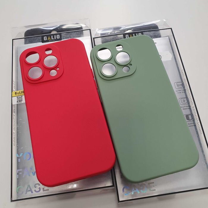 Husa iPhone 15 Pro - Protectie Camera - interior catifelat