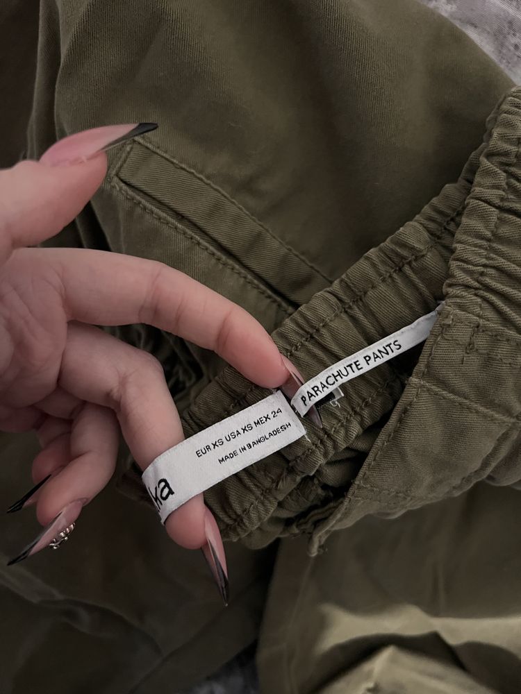 Bershka parachute pants