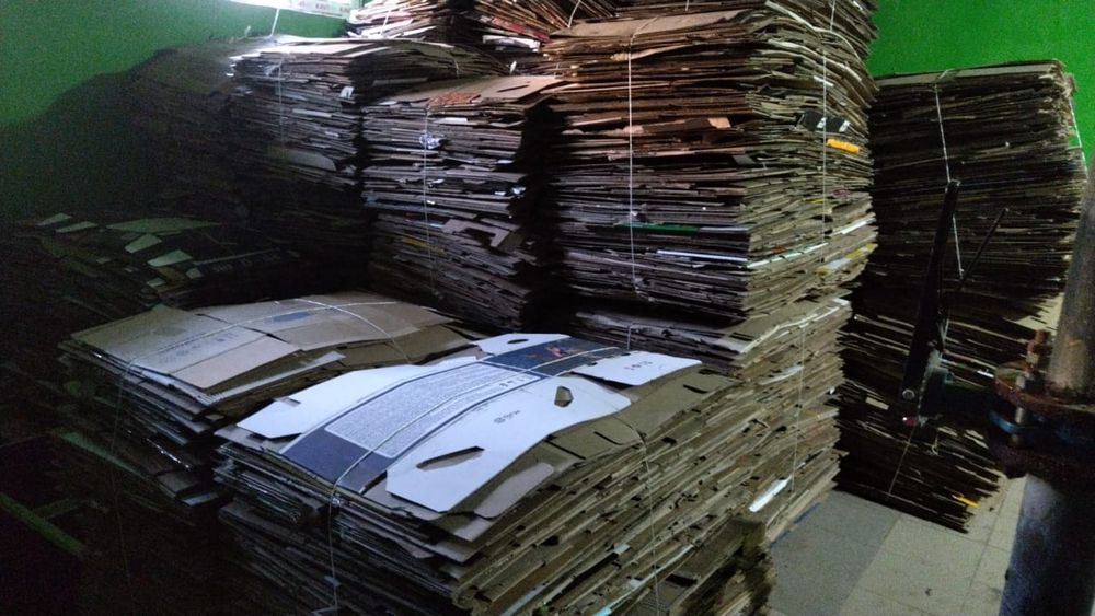 Пример картон макулатура