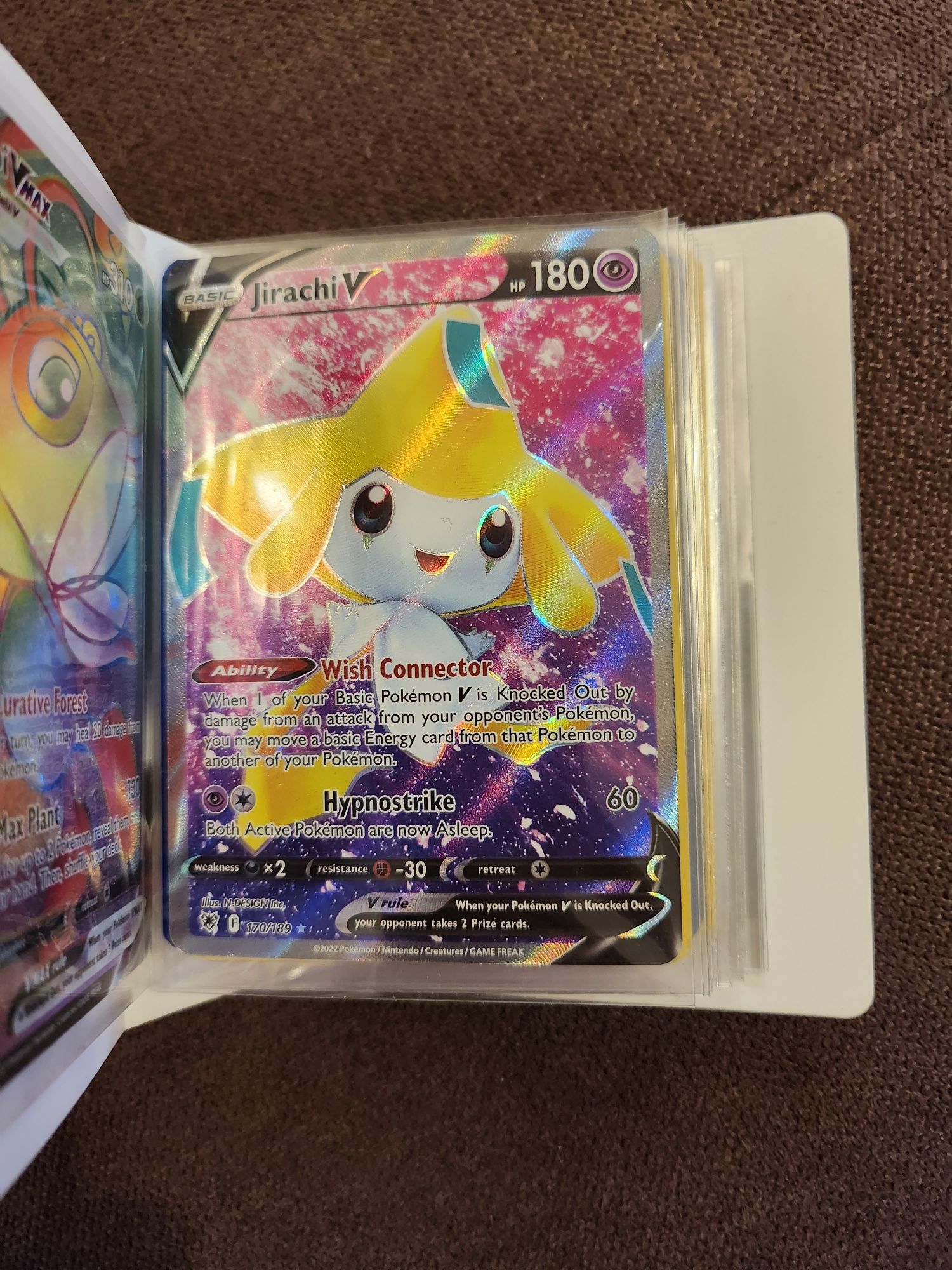 Jirachi V pokemon card