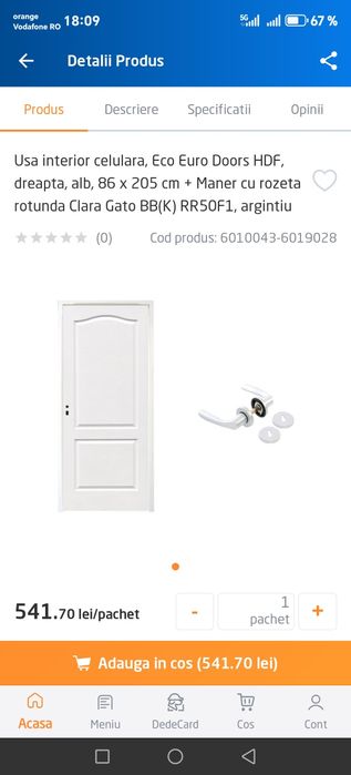 usa vopsita . dedeman