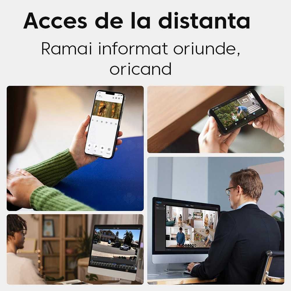 Camera Smart Reolink E1 Zoom V2 cu WIFI, 3x zoom 5mp,desigilata