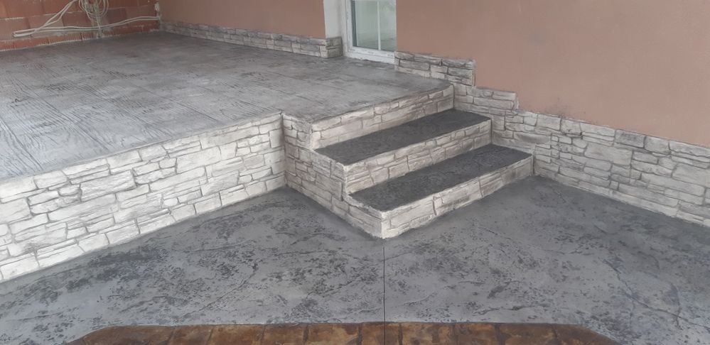 Изработка на щампован бетон