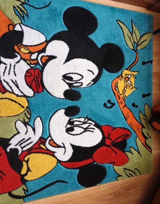 Covor pentru copii cu model Mickey & Minnie Mouse