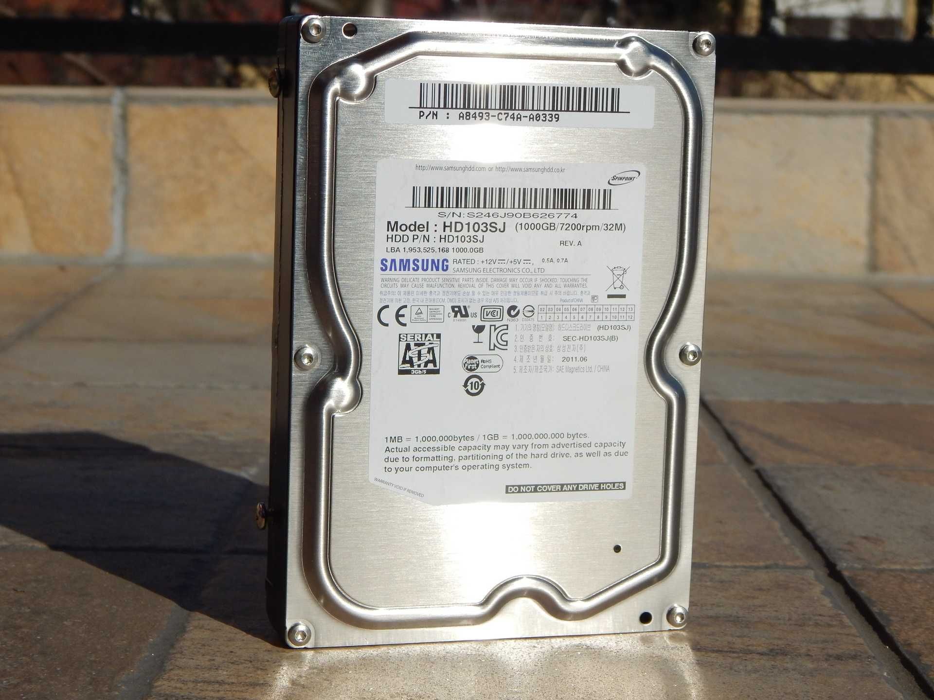 Hard disk HDD Samsung HD 103 SJ 1 Tb 7200 rpm 2 Mb cache