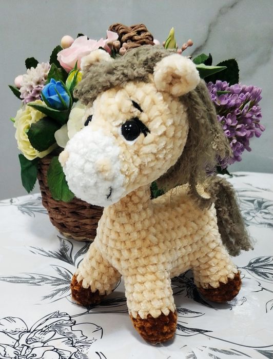 Вязаные игрушки.