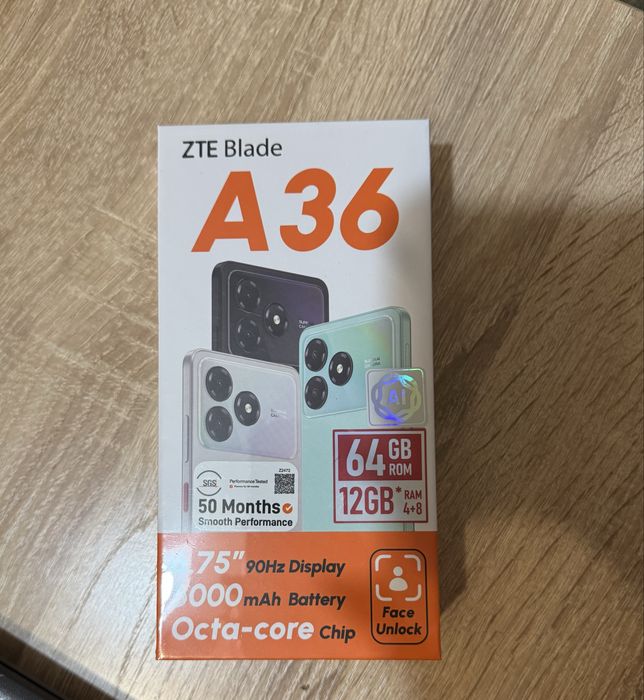 ZTE blade A 36 новый телефон
