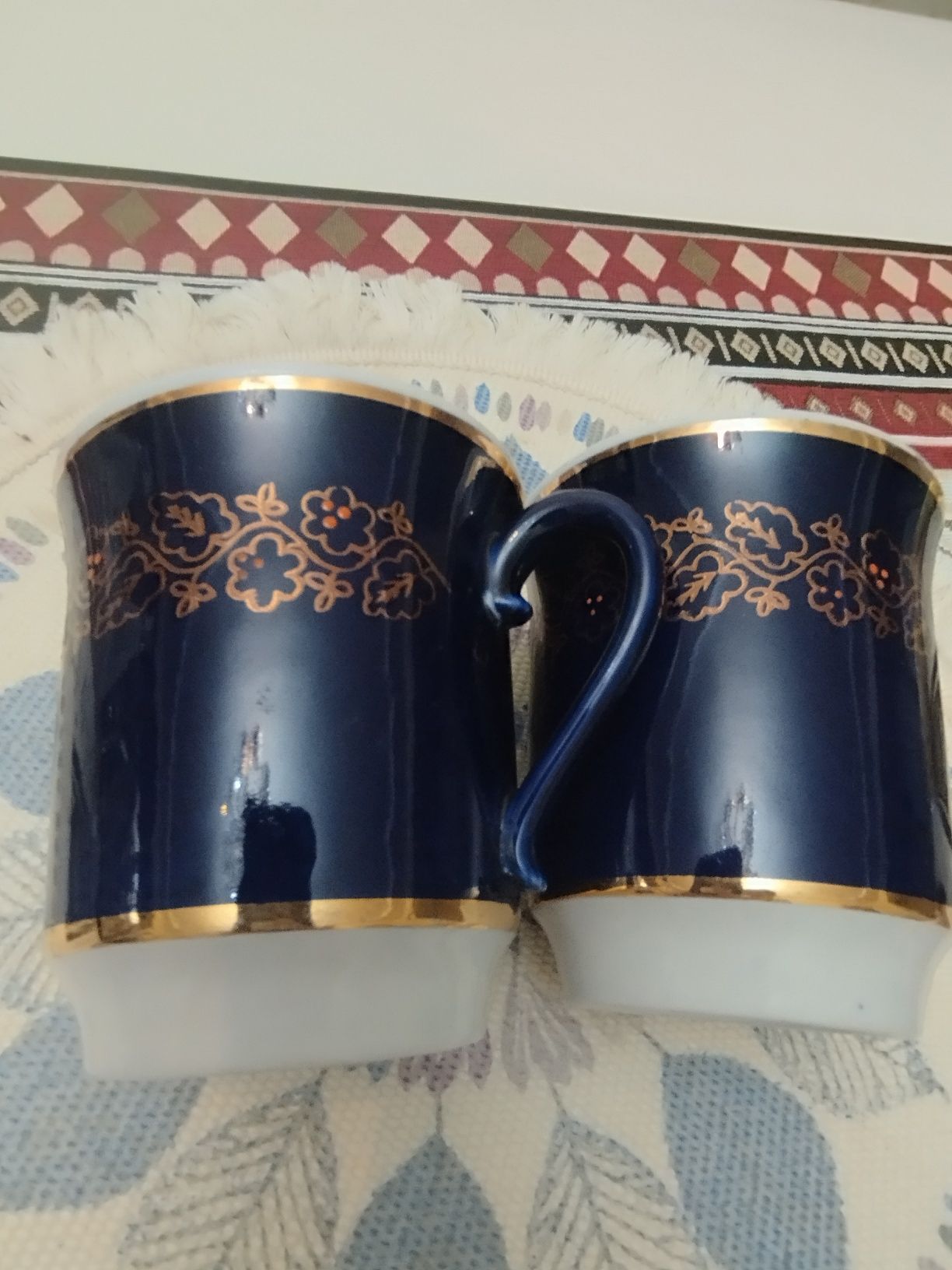 Продается кобальтовый кофейный сервиз