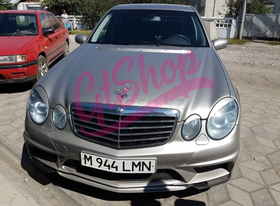 Mercedes w211 Wald Black Bison передний бампер