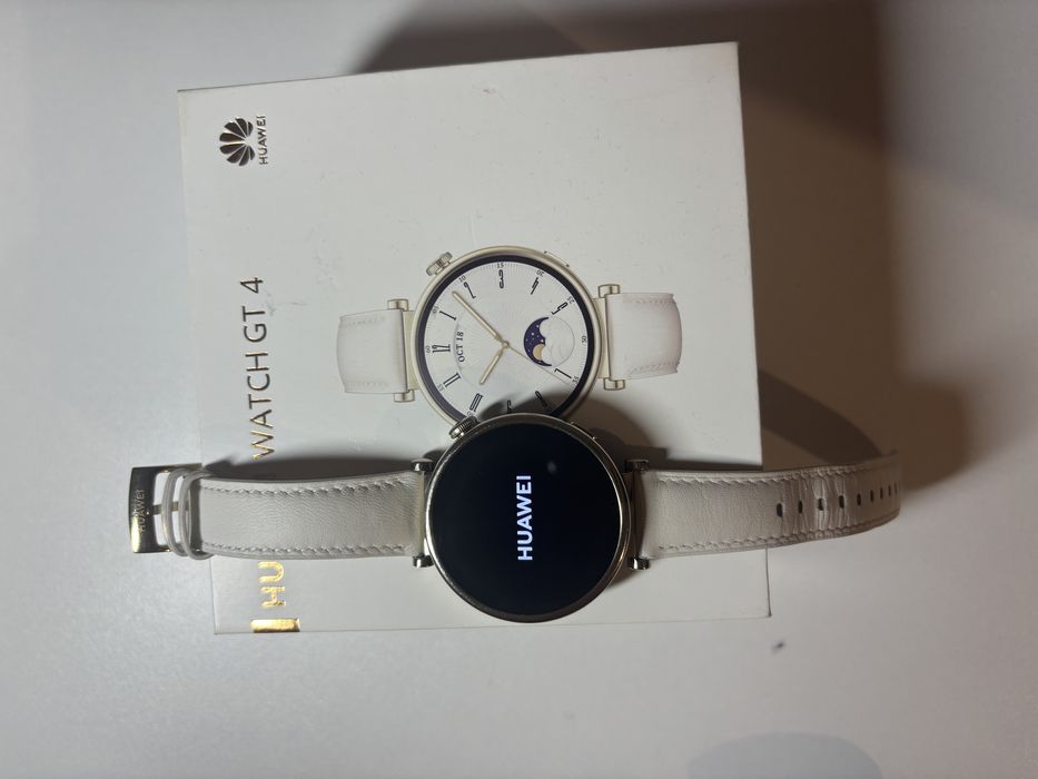 Smartwatch Huawei Watch GT 4 41mm White Leather Strap