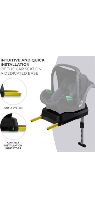 Основа за бебешко/детско столче Isofix Kinderkraft Mink