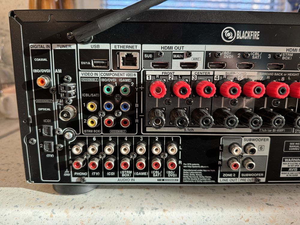Onkyo TX-NR676e Dolby Atmos