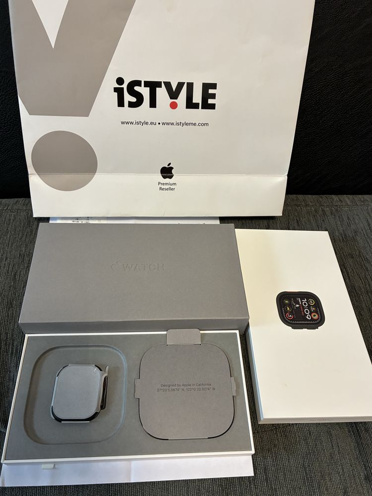 КАТО НОВ 49mm Apple watch Ultra 2 CEL Гаранция iStyle 2027г. Black