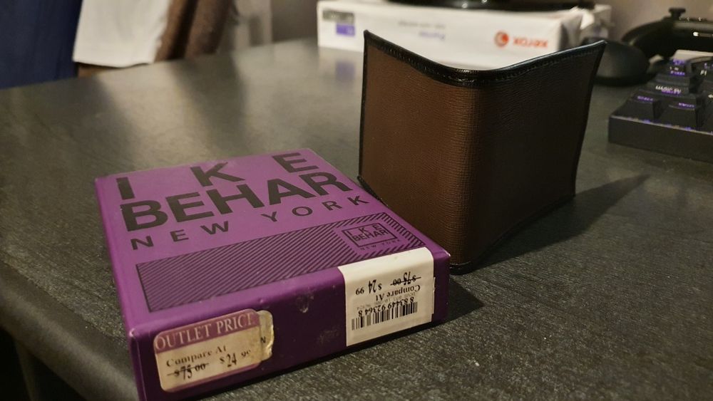 Portofel piele maro barbati