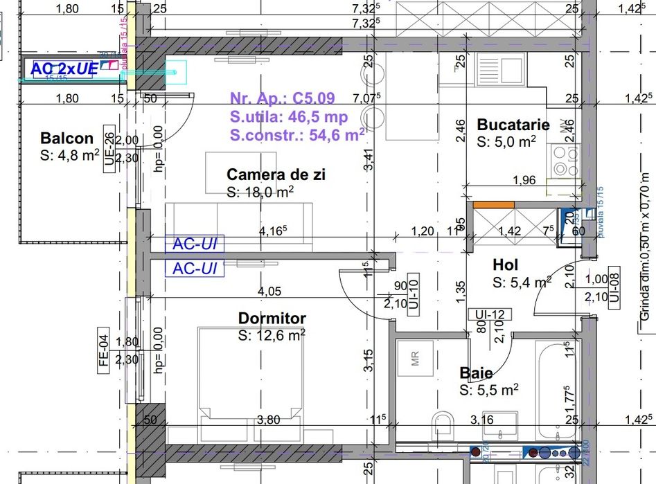 2 camere Estoria City bloc 2025