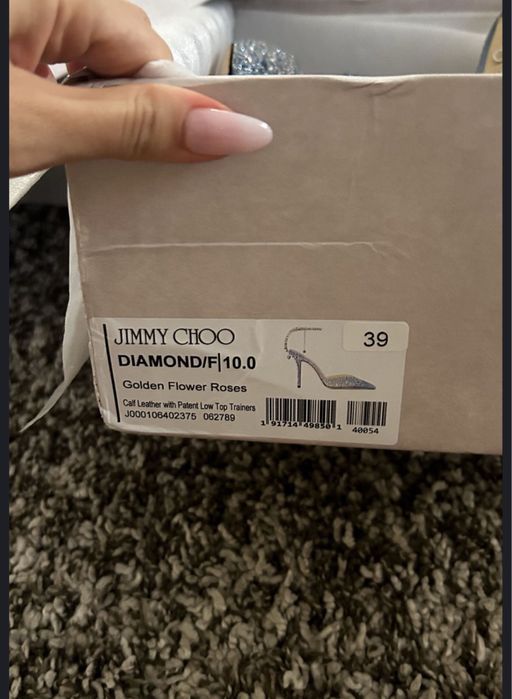 Pantofi jimmy Choo crystal pe stoc 38