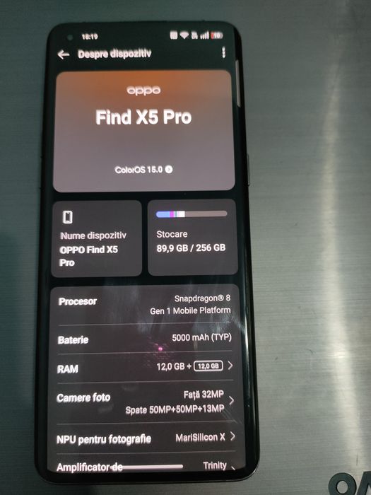 Vând oppo find X5 pro