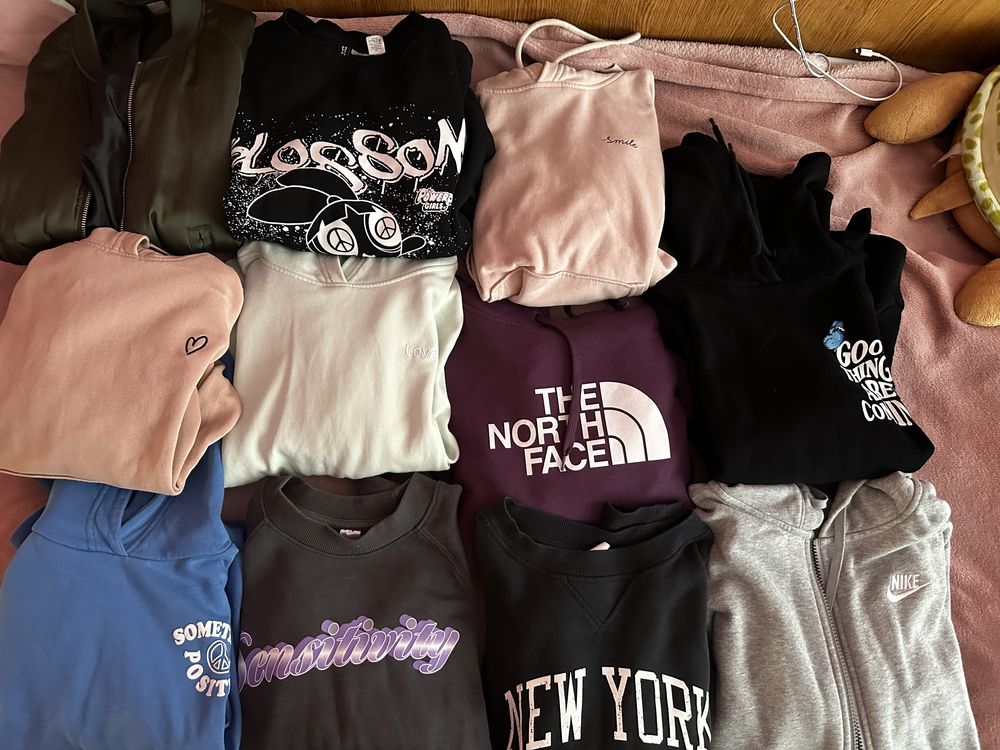 Дамски суитшърти и худита: Nike, H&M, House, Crop, The North Face