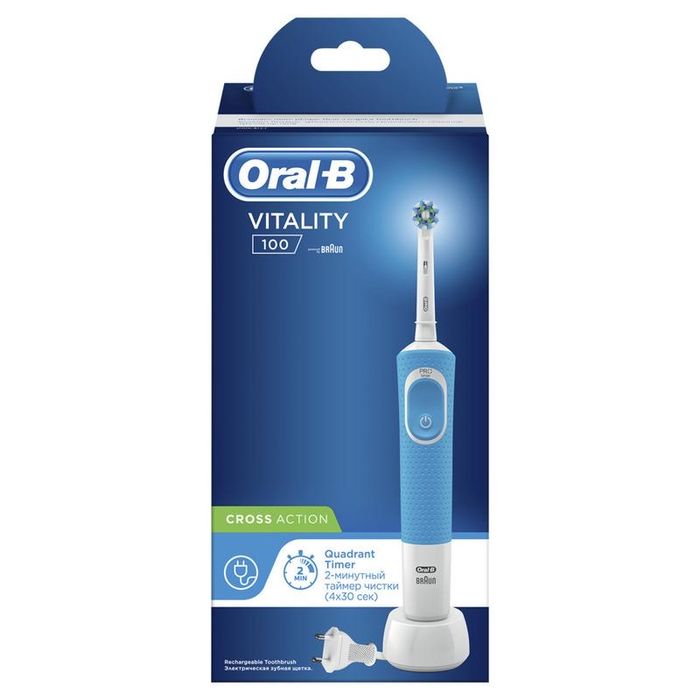 Электрическая зубная щетка Oral-B Vitality синий