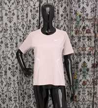 Nike оригинална дамска тениска за бягане с мрежести зони розова М