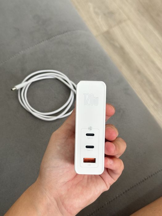 Зарядное устройство Baseus GaN2 120W - блок питания+кабель