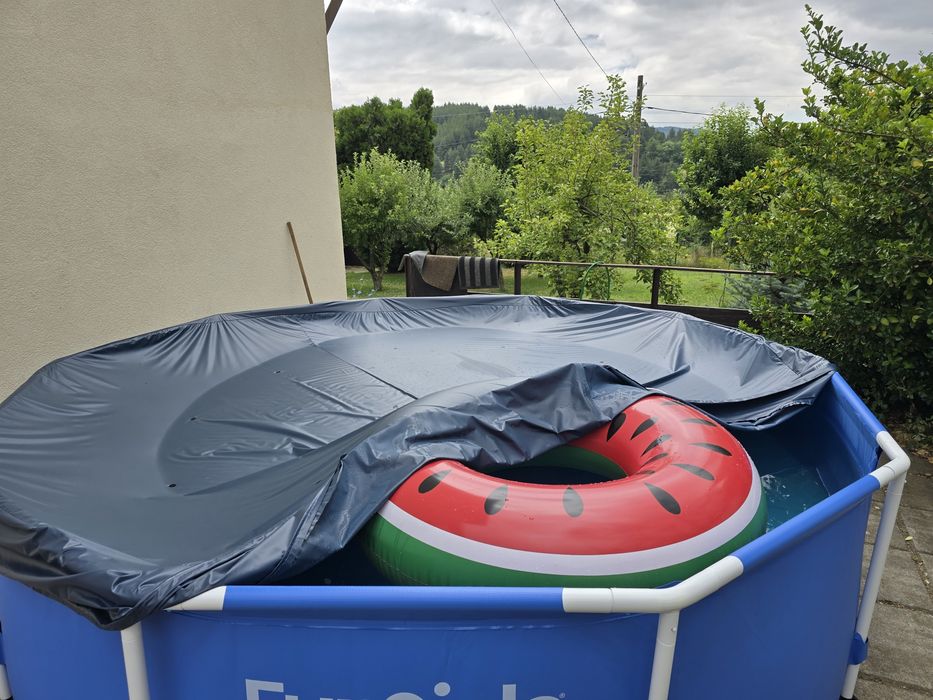 Комплект Басейн + аксесоари, 305см диаметър, 76см височина, 4.5 кубика