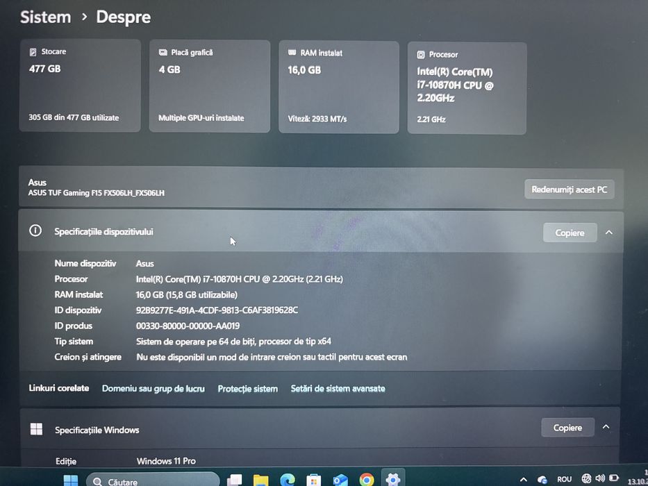 Laptop Asus TUF Gaming F15