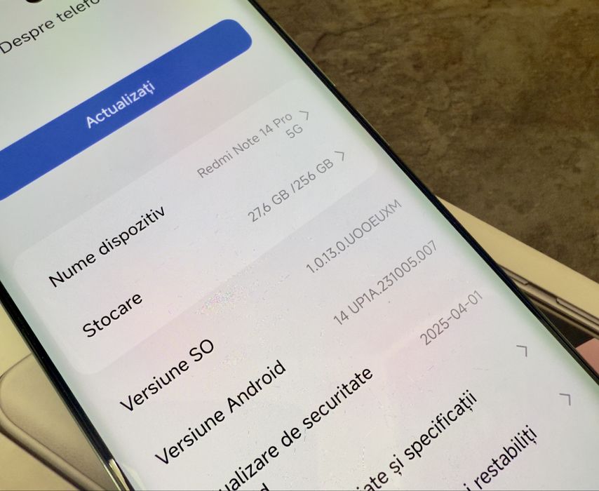 **ATS GSM**Redmi Note 14 Pro 5g 256Gb Green / Nou / Garantie