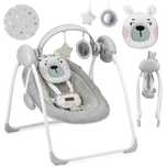 Чисто нова АВТОМАТИЧНА бебешка люлка, музикална - MoMi Liss Bear Swing