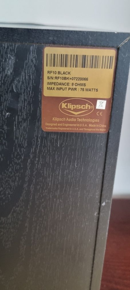 Тонколони Klipsch RF10 black - 2бр.